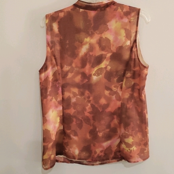 Coldwater Creek Sleeveless Top V Neck EUC M(10-12) - Picture 2 of 13